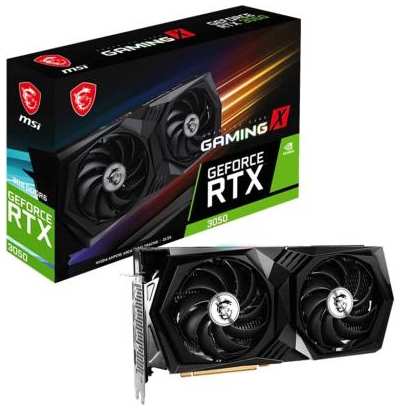 Видеокарта MSI PCI-E 4.0 RTX 3050 GAMING X 6G NVIDIA GeForce RTX 3050 6Gb 128bit GDDR6 1845/14000 HDMIx1 DPx3 HDCP Ret