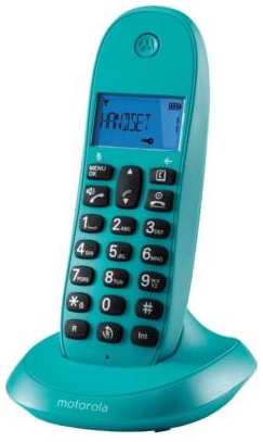 Р/Телефон Dect Motorola C1001LB+ бирюзовый АОН 2034985475