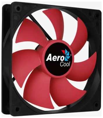 Вентилятор для корпуса Aerocool Force 12 PWM Red blade (120x120x25mm, 4-pin PWM, 500-1500 об/мин, 18.2-27.5dB) (4718009158030) 2034986574