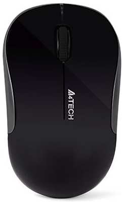 Мышь A4Tech G3-300NS черный оптическая (1200dpi) silent беспроводная USB для ноутбука (2but) 2034989013