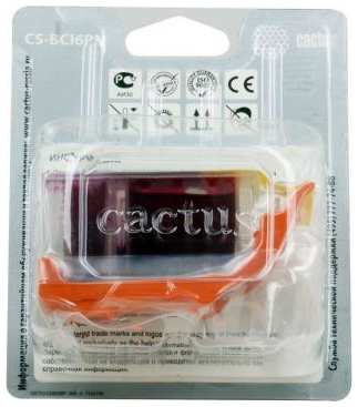 Картридж Cactus CS-BCI6PM для Canon S800/ S820/ S900/ S9000; i905D/ i950S/ i960x/ i965/ i990/ i9100/ i9950; iP600D/ iP8500; BJC-8200 Photo, фото-пурп 203499678
