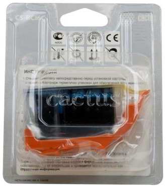 Картридж Cactus CS-BCI6C для Canon S800/ S820/ S900/ S9000; i550/ i560/ i860/ i865/ i905D/ i950S/ i960x/ i965/ i990/ i9100/ i9950; JX500; MP750/ MP76 203499688