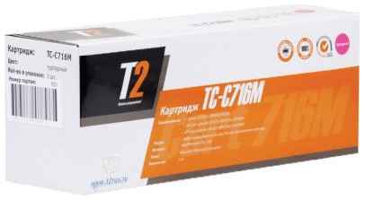 Тонер-картридж T2 для Canon TC-C716M i-Sensys LBP5050/5050N/ Color LaserJet CP1215/CP1515n/CP1518ni/CM1312 MFP/CM1312nfi MFP (1400 стр.) Пурпурный 203499874