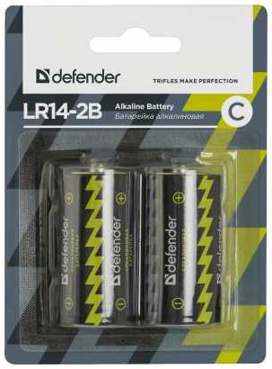 Батарейки Defender 56032 C 2 шт