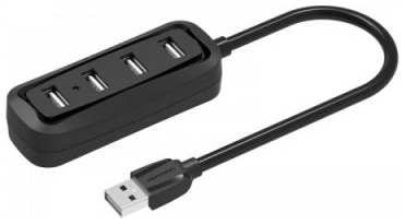 Концентратор USB Vention VAS-J43-B015 4 порта USB2.0 черный 203523883