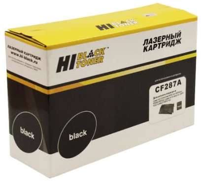 Картридж Hi-Black CF287A для HP LJ M506dn/M506x/M527dn/M527f/M527c черный 9000стр 203524410