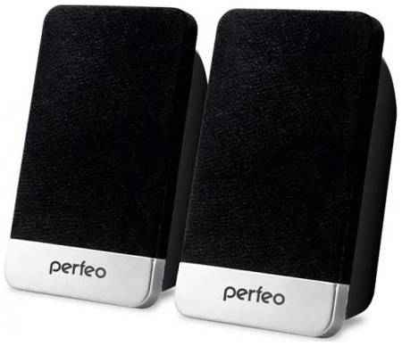Колонки Perfeo Monitor 2x3 Вт USB черный 203551537