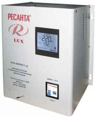 Стабилизатор напряжения Ресанта ACH-8000Н / 1-Ц Lux (ACH-8000Н/1-Ц Lux)
