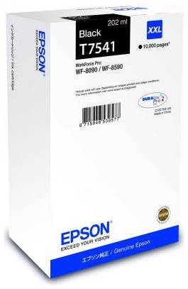 Картридж Epson C13T754140 для Epson WF-8090 Epson WF-8590 черный 203595085