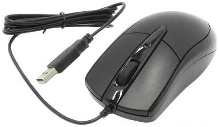 Мышь проводная Oklick 125M чёрный USB 203796251