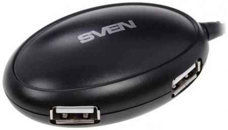 Концентратор USB Sven HB-401 4 порта USB2.0 черный