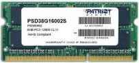 Оперативная память для ноутбуков SO-DDR3 8Gb PC12800 1600MHz Patriot PSD38G16002S