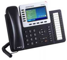 Телефон IP Grandstream GXP2160 6 линий 6 SIP-аккаунтов 2x10/100/1000Mbps цветной LCD PoE USB Bluetooth