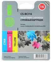 Струйный картридж Cactus CS-BCI16 трехцветный для Canon Pixma iP90;SELPHY DS700 / DS810