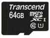 Карта памяти Micro SDXC 64Gb Transcend Class 10 + адаптер SD (TS64GUSDU1)