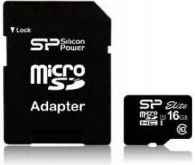 Карта памяти Micro SDHC 16GB Silicon Power Class 10 + адаптер SD (SP016GBSTHBU1V10-SP)