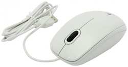 Мышь проводная Logitech B100 белый USB 910-003360