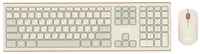 Клавиатура + мышь Acer OCC200 клав:бежевый мышь:бежевый USB беспроводная slim Multimedia (ZL.ACCEE.004)