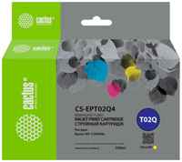 Картридж струйный Cactus CS-EPT02Q4 T02Q (660мл) для Epson WorkForce Enterprise WF-C20600D4TW
