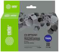Картридж струйный Cactus CS-EPT02Q1 T02Q черный (1084мл) для Epson WorkForce Enterprise WF-C20600D4TW