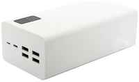 Perfeo Powerbank MOUNTAINS 50000 mAh / LED дисплей / PD + QC 3.0 / Type-C / 4 USB / Выход: 3A, max 22.5W / White (PF_B4888) (MOUNTAINS 50000 mAh/LED (PF_B4888))