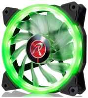 RAIJINTEK IRIS 12 0R400042(Singel LED fan, 1pcs/pack), 12025 LED PWM fan, O-type LED brings visible color& brightness, Anti-vibration rubber pads