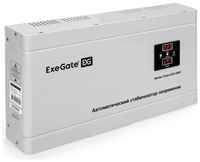 Стабилизатор напряжения ExeGate Master Turbo AVS-5000 (5000ВА, 100-265В, цифр. индикация вход/вых. напряжения, 220В±8%, КПД 98%, 5 уровней защиты, зад