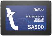 Netac SSD SA500 960GB 2.5 SATAIII 3D NAND, R/W up to 530/475MB/s, TBW 480TB, 3y wty