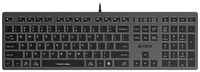Клавиатура проводная A4TECH Fstyler FX60 USB серый