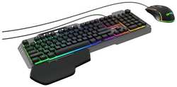 Oklick Клавиатура + мышь Оклик GMNG 700GMK клав:черный мышь:черный USB Multimedia LED (1533156)