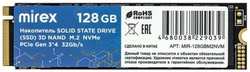 Твердотельный диск 128GB Mirex, M.2 2280, PCI-E 3x4, [R / W - 1000 / 650 MB / s] TLC (13640-128GBM2NVM)