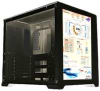 Корпус Lamptron Single-Side Display PC Case (Front Display Panel, ) с ЖК экраном в лицевой панели