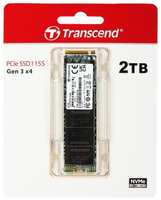 Твердотельный накопитель SSD M.2 Transcend 2.0Tb MTE115S (PCI-E 3.0 x4, up to 3200 / 1900Mbs, 3D NAND, 800TBW, NVMe 1.3, 22х80mm) (TS2TMTE115S)