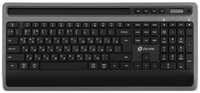 Oklick Клавиатура Оклик 860S серый / черный USB беспроводная BT / Radio slim Multimedia (подставка для запястий) (1809323)