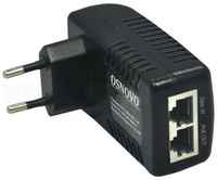 Инжектор POE OSNOVO Midspan-1/151GA Gigabit Ethernet на 1 порт, мощность PoE - до 15.4W