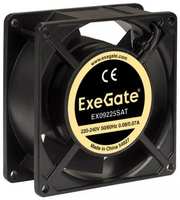 Exegate EX289006RUS Вентилятор 220В ExeGate EX09225SAT (92x92x25 мм, Sleeve bearing (подшипник скольжения), клеммы, 2500RPM, 34dBA)