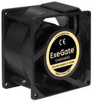 Exegate EX289000RUS Вентилятор 220В ExeGate EX08038BAT (80x80x38 мм, 2-Ball (двойной шарикоподшипник), клеммы, 2500RPM, 37dBA)