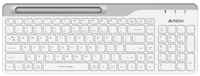 Клавиатура A4Tech Fstyler FBK25 белый / серый USB беспроводная BT / Radio slim Multimedia