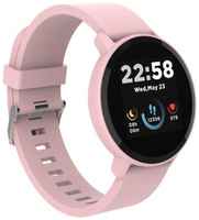 Canyon Smart watch, 1.3inches IPS full touch screen, Round watch, IP68 waterproof, multi-sport mode, BT5.0, compatibility with iOS and android, Pink, Host: 2 (Lollypop)