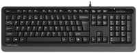 Клавиатура проводная A4TECH Fstyler FKS10 USB черный серый