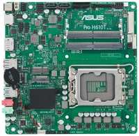 ASUS PRO H610T-CSM, LGA1700, H610, 2*DDR5, DP+HDMI, 2 SATA 6.0, M.2, USB 3.2, USB 2.0, mITX; 90MB1G60-M0EAYC