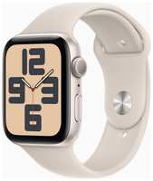 Смарт-часы Apple Watch SE 2023 A2723 44мм OLED корп.сияющая звезда Sport Band рем.сияющая звезда разм.брасл.:M/L (MRE53LL/A)