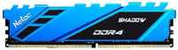 Модуль памяти DDR 4 DIMM 8Gb PC28800, 3600Mhz, Netac Shadow NTSDD4P36SP-08B C18 Blue, с радиатором