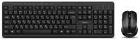 Набор SVEN KB-C3400W беспроводные клавиатура и мышь чёрные (USB, 113 кл, 6 кнопок, 1600 dpi)