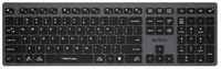 Клавиатура A4Tech Fstyler FBX50C серый USB беспроводная BT / Radio slim Multimedia