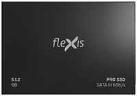 Твердотельный накопитель 512GB SATA3 6Гб/с TLC, Phison S12, серия PRO, Flexis
