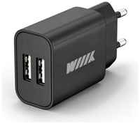 Сетевое зарядное устройство Wiiix UNN-1-2-03 2 х USB 2.4А черный