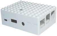 RA181 Корпус ACD ABS Plastic Building Block case for Pi 3 B/B+ (CBPIBLOX-WHT) (494279)