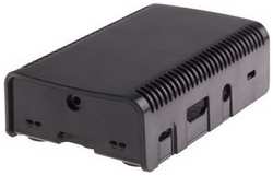 Raspberry Pi 3 Model B , 2-piece black case ASM-1900040-21 for Raspberry Pi 3 B / B+ , совместим с креплением VESA Mount (103-4300)