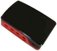 RA602 Корпус ACD Red+Black ABS Case for Raspberry 4B